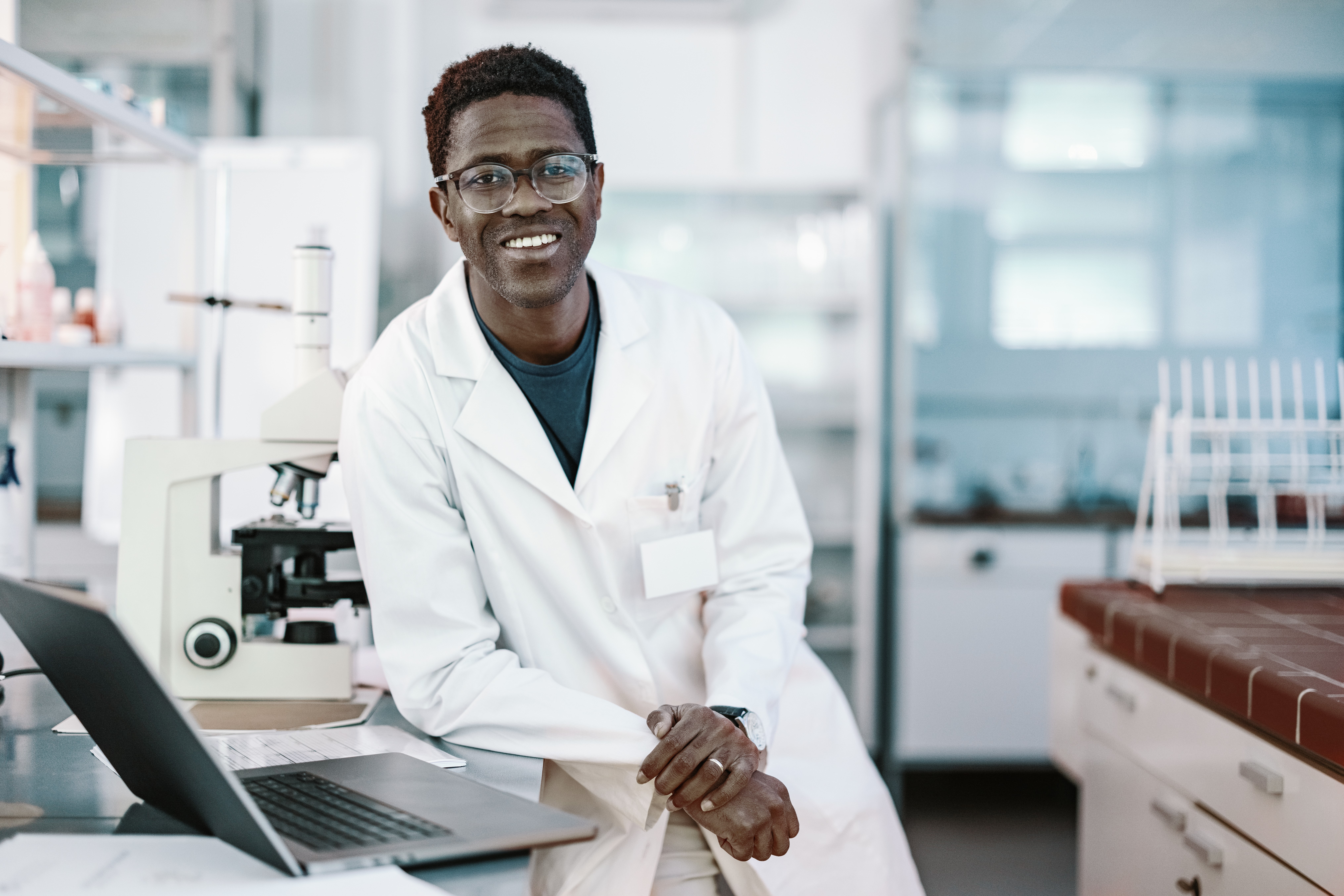 Life Sciences Happy Man